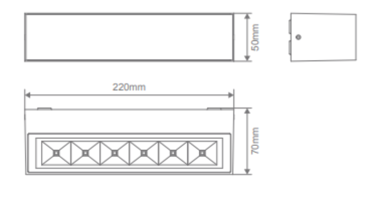 Domus Dash-13 RCT Exterior Wall Lights 3000K 5000K Black 13W 240V IP65 - 19942, 19943 - Domus Lighting