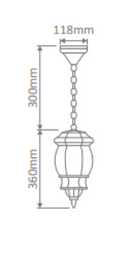 Domus GT-670 Vienna Interior Pendant Beige / Black / Burgundy / Green / White 240V IP23 - 15878, 15879, 15880, 15881, 15883 - Domus Lighting