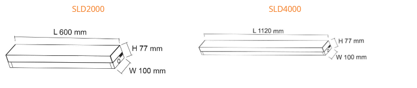 SAL SLD2000/4000 LED Emergency 4000K White 40W 240V IP20- SLD4000CW/EM