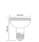 SAL LPAR20 Lamps and Globes 3000K 6000K 7W 240V IP65 - LPAR20WW, LPAR20DL - SAL Lighting