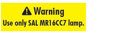 SAL MR16CC7KIT/WW LED Downlight 3000K White 7W 240V - MR16CC7KIT/WW -SAL Lighting