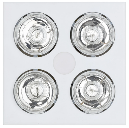 Brilliant HORIZON- LED 4 Light Bathroom Mate Tri - White / Silver 9W 240V - 19849/05 -  Brilliant Lighting