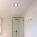 Brilliant HORIZON- LED 2-Light Bathroom Mate Ceiling Fan Tri- White 75W 240V - 19847/05