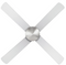 Brilliant TEMPO 48in. Ceiling Fan Black / White / Brushed Chrome - 100010/06, 100010/05, 100010/13 - Brilliant Lighting