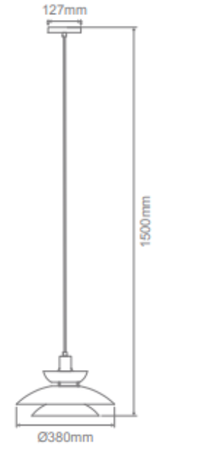 Domus Allegra-PDT Interior Pendant Black / White / Satin Chrome 220-240V IP20 - 22701, 22702, 22703 - Domus Lighting