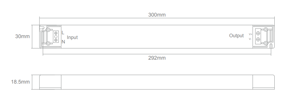 Domus 5 IN 1 Dimmable Linear Driver White 30W/ 60W/ 100W 24V IP20 - 20182, 20183, 20184