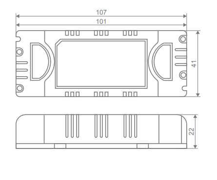 Domus NON-DIM DRIVER Accessories White 20W/ 30W/ 60W/ 100W 24V IP20 - 20208, 20209, 20211, 20213