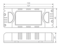 Domus NON-DIM DRIVER Accessories White 20W/ 30W/ 60W/ 100W 24V IP20 - 20208, 20209, 20211, 20213