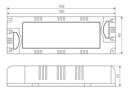 Domus  Dimmable Driver Accessories White 20W/ 30W/ 60W/ 100W 24V IP20 - 20216, 20217, 20219, 20221