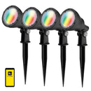 Brilliant Smart WiFi Garden Spike Light RGB Black 12W 240V IP68 - 20702/06