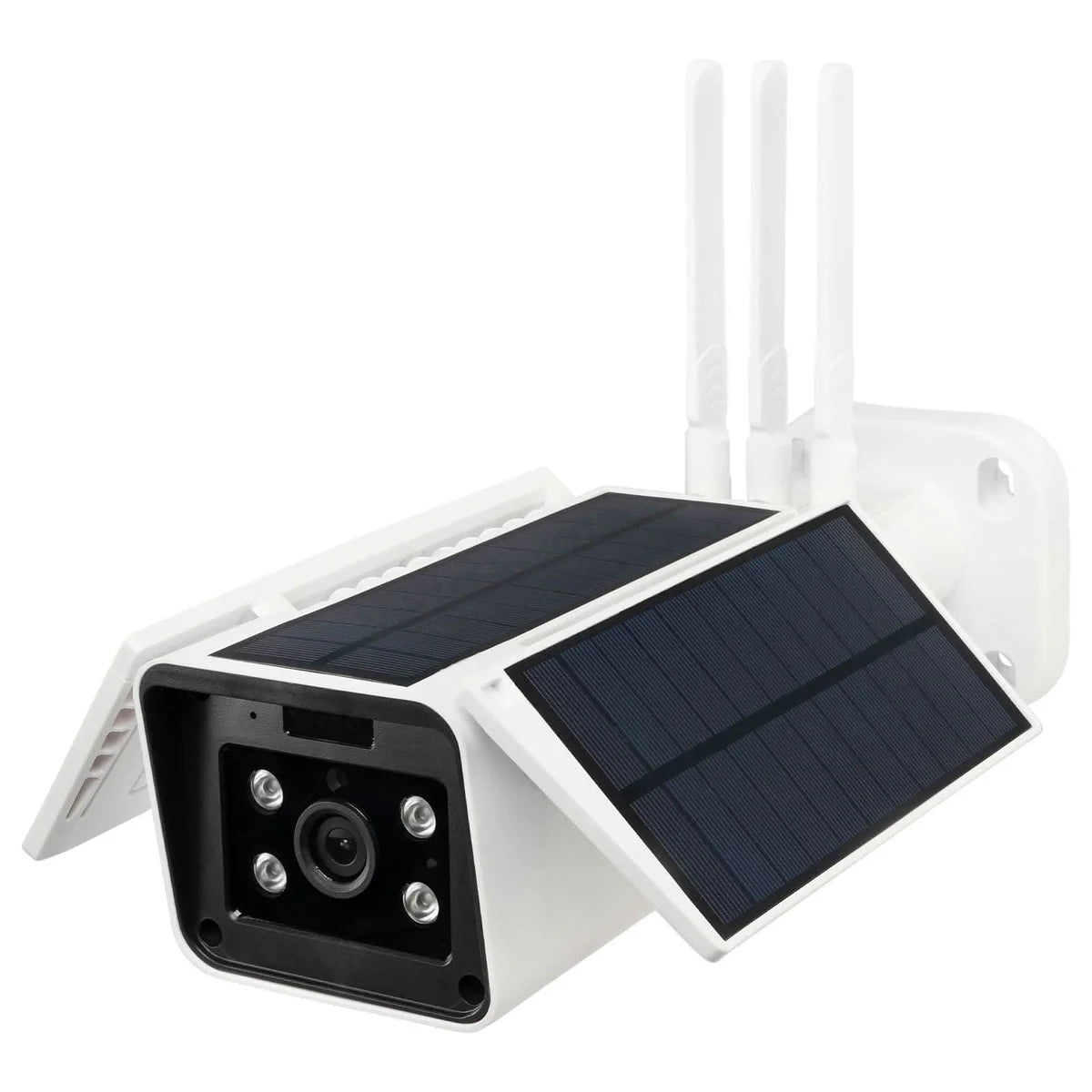 Brilliant Smart WiFi Solar Security Cameras White IP65 - 21007/05