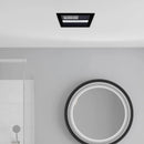 Brilliant SOLACE- 4-in-1 Bathroom Mate Ceiling Fans 4200K White/ Black 35W 240V IP20 - 21476/06, 21476/05