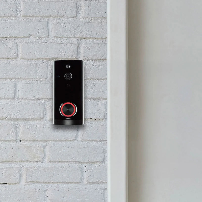 Brilliant DOORBELL- WiFi Video Doorbell and Chime Smart Lighting Controls Black IP44 - 22163/06
