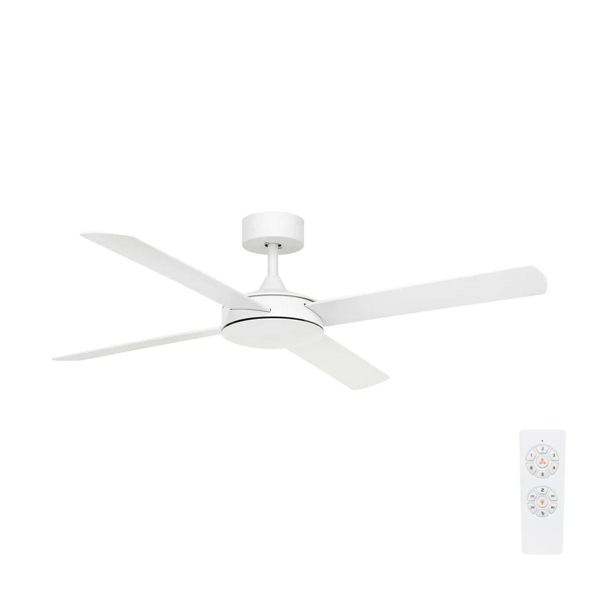 Brilliant Tempest ABS 52" DC Ceiling Fan Black/ White 30W 240V- 22235/06
