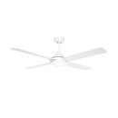 Brilliant Tempo Plus 48" AC Ceiling Fan Brushed Chrome/ White/ Black 65W 240V- 22270/13, 22270/06, 22270/05