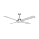 Brilliant Tempo Plus 48" AC Ceiling Fan Brushed Chrome/ White/ Black 65W 240V- 22270/13, 22270/06, 22270/05