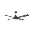 Brilliant Tempo Plus 52'' AC 4-Blade Ceiling Fan with Light Black/ White/ Brushed Aluminium 30W 240V- 22279/05, 22279/06, 22279/13