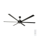 Brilliant Colossus 84" DC 6-Blade Ceiling Fan White/ Black/ Satin Nickel/ 60W 240V- 22319/05, 22319/06, 22319/13