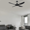 Brilliant Vector 48” DC Ceiling Fan Black/ White 40W 240V- 22687/06, 22687/05