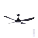 Brilliant Vector 48’’ DC Ceiling Fan Tri- Black/ White 40W 240V- 22693/05, 22693/06