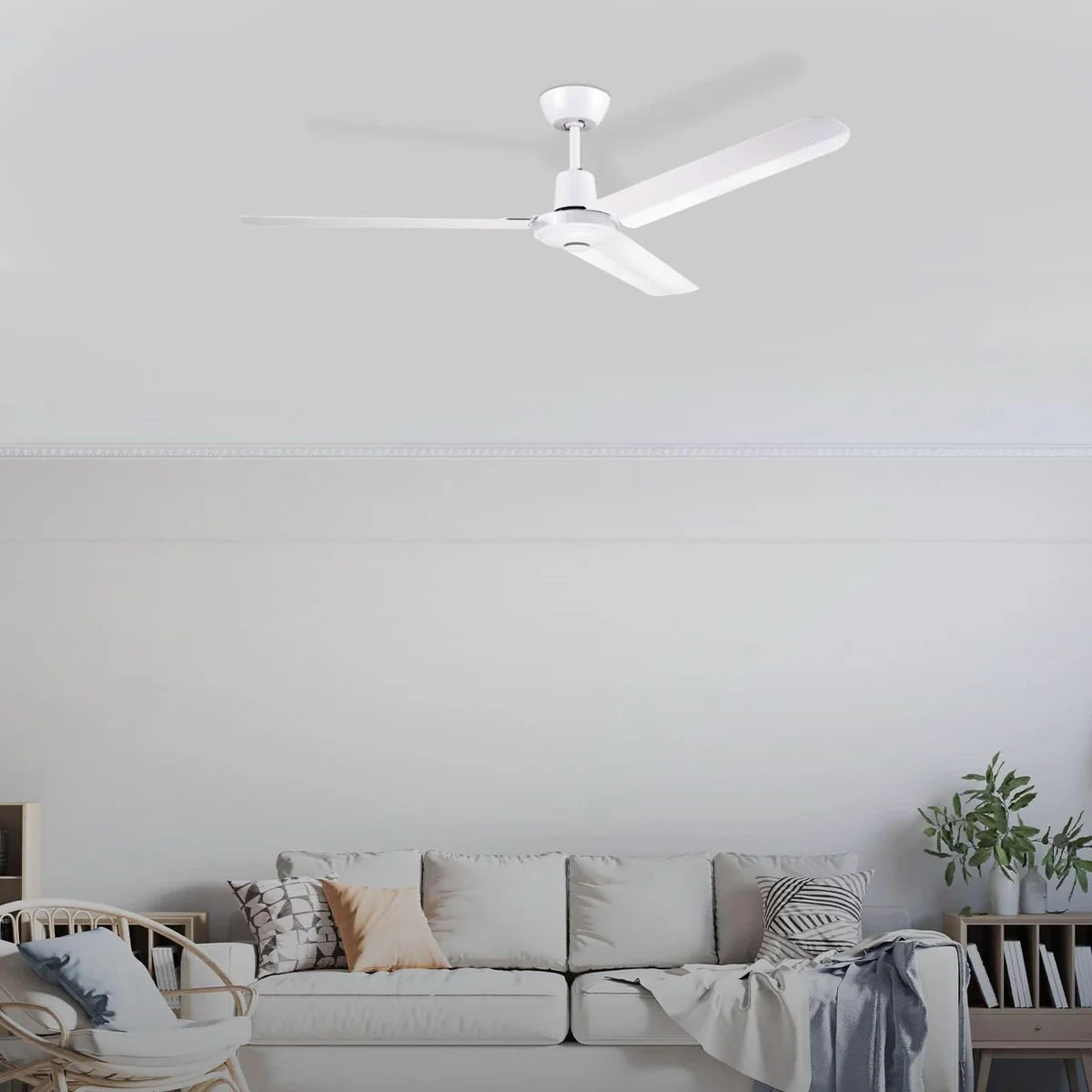 Brilliant Pacifica II 56" DC Ceiling Fan White 30W 240V- 22722/05
