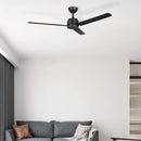 Brilliant Solana 48" DC ABS Ceiling Fan Black/ White 30W 240V- 22763/06, 22763/05