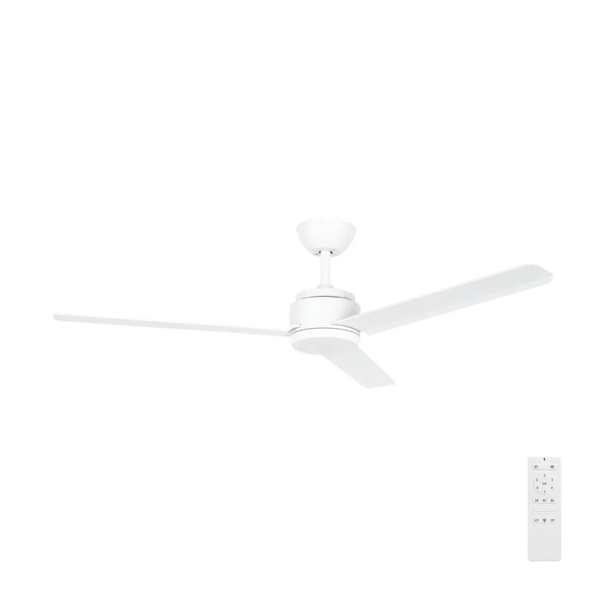 Brilliant Solana 52" DC ABS Ceiling Fan Black/ White 30W 240V- 22765/06, 22765/05