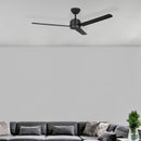 Brilliant Solana 52" DC ABS Ceiling Fan Black/ White 30W 240V- 22765/06, 22765/05