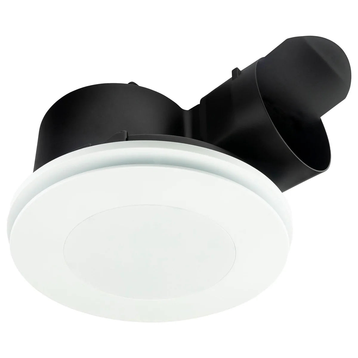 Brilliant Blizzard 270mm Round Exhaust Fan with light Tri- White 15W 240V- 22773/05