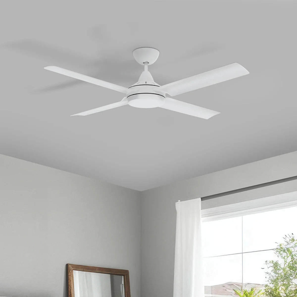 Brilliant 52” AC Cairns Ceiling Fan White/ Black 40W 240V- 22876/05, 22876/06
