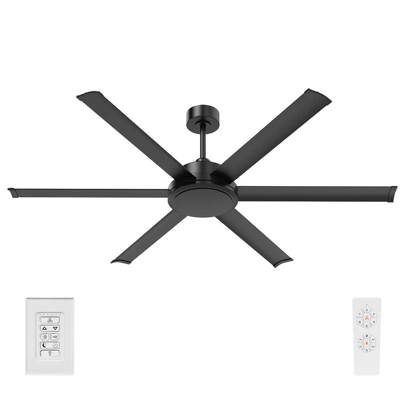 Brilliant 65" Colossus II 6-Blade Ceiling Fan Black 60W 240V- 22989