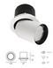 Trend Gimbal Pull out, tilt-adjustable face MIDILED XRD15 LED Downlights 3000K 4000K White / Black 15W 240V IP20 - XRD15-3, XRD15-4 - Trend Lighting
