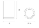 Trend Surface XSR25 LED Downlights 3000K 4000K White / Black / Silver 25W 220-240V IP20 - XSR253, XSR254 - Trend Lighting