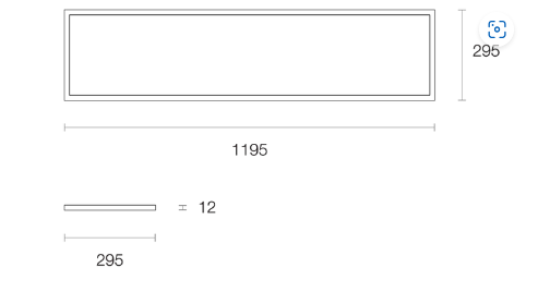 Trend Skylyte PL1201 LED Panels and Troffers Tri- White 33W 200-240V IP20 - PL1201