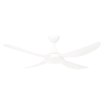 Brilliant VECTOR-II- with Ezi-Fit Blades 52in. Ceiling Fan Matt Black / Pure White 240V - 21548/05, 21548/06 - Brilliant Lighting