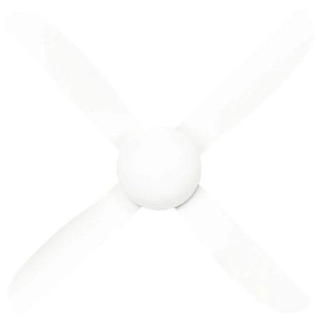 Brilliant VECTOR-II- with Ezi-Fit Blades 52in. Ceiling Fan Matt Black / Pure White 240V - 21548/05, 21548/06 -  Brilliant Lighting