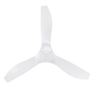 Brilliant DURBAN 58in Ceiling Fan Matt White-Light Beechwood 220-240V - 22204/37 - Brilliant Lighting