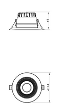 SAL RENMARK S9081D LED Downlights Tri - White / Black 10W 240V - S9081D10TC/WH, S9081SQ/WH/P, S9081RD/BK/P, S9081SQ/BK/P- SAL Lighting