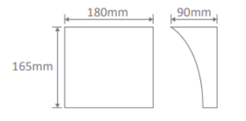 Domus BF - 2012 Raw Ceramic Up/ Down Interior Wall Light White 240V - 11034-Domus Lighting