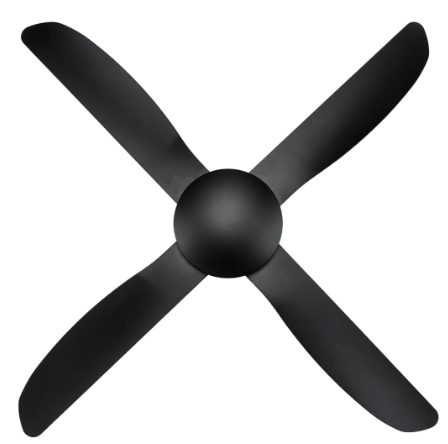 Brilliant VECTOR-II- with Ezi-Fit Blades 52in. Ceiling Fan Matt Black / Pure White 240V - 21548/05, 21548/06 - Brilliant Lighting
