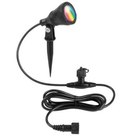 Brilliant Smart WiFi Garden Spike Light RGB Black 12W 240V IP68 - 20702/06 -  Brilliant Lighting