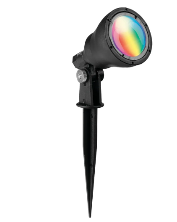 Brilliant Smart WiFi Garden Spike Light RGB Black 12W 240V IP68 - 20702/06 - Brilliant Lighting