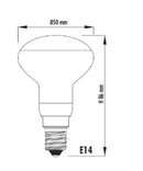 SAL LR50/D R SERIES Lamps and Globes 2700K 6000K Glass 5W 240V IP20 - LR50WW/D, LR50DL/D - SAL Lighting