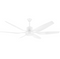 Brilliant AVIATOR 66in. Ceiling Fan White / Oil-Rubbed Bronze 2 x 15W 240V - 18516/05,18516/14 - Brilliant Lighting