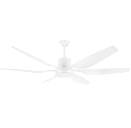 Brilliant AVIATOR 66in. Ceiling Fan White / Oil-Rubbed Bronze 2 x 15W 240V - 18516/05,18516/14 - Brilliant Lighting