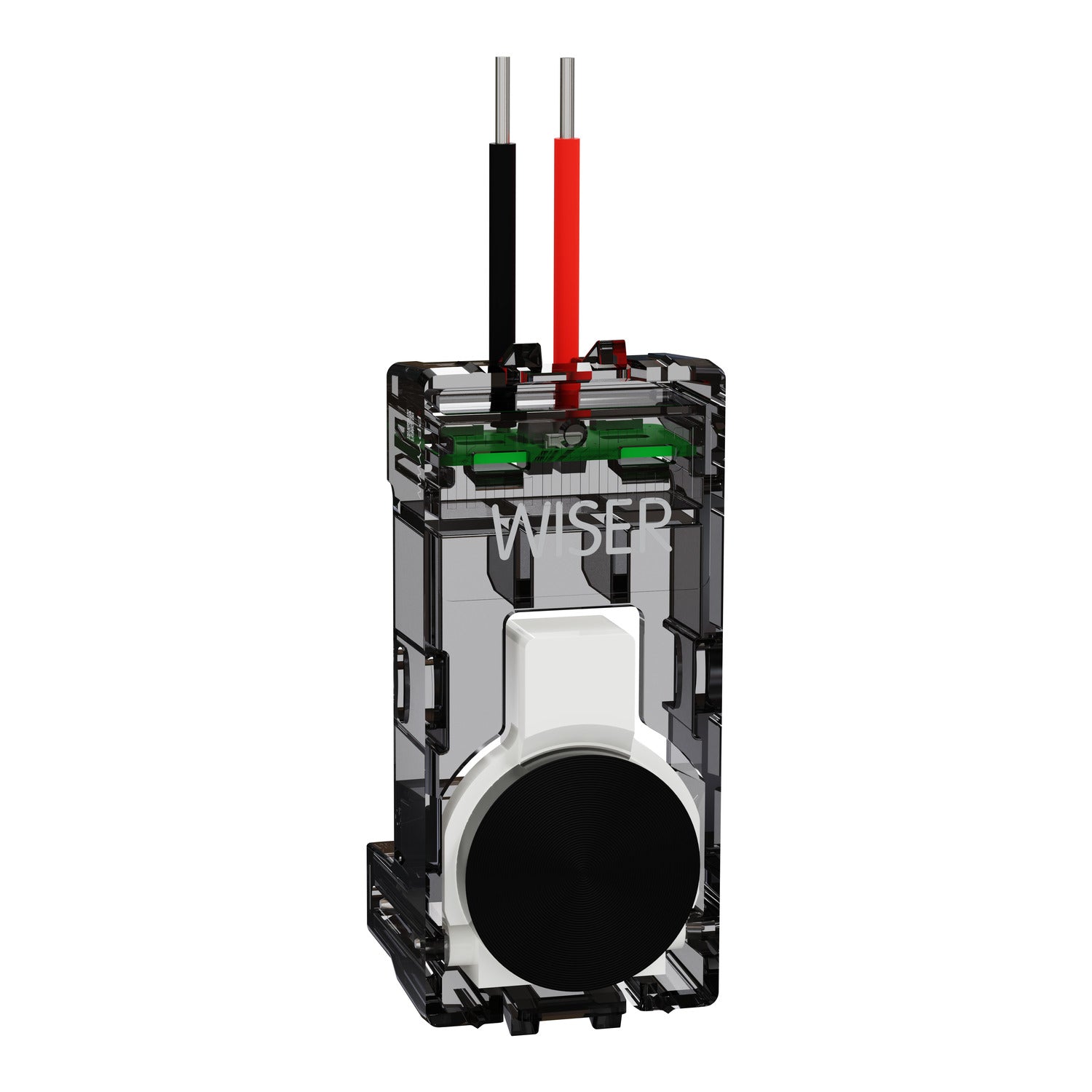 Clipsal Push Button Adaptor for Wiser Switch, Clipsal Solis T Series, Push Button Adaptor for Wiser Switch White Ceramic/ Ebony Aluminium- 40PWSA-WC, 40PWSA-EA