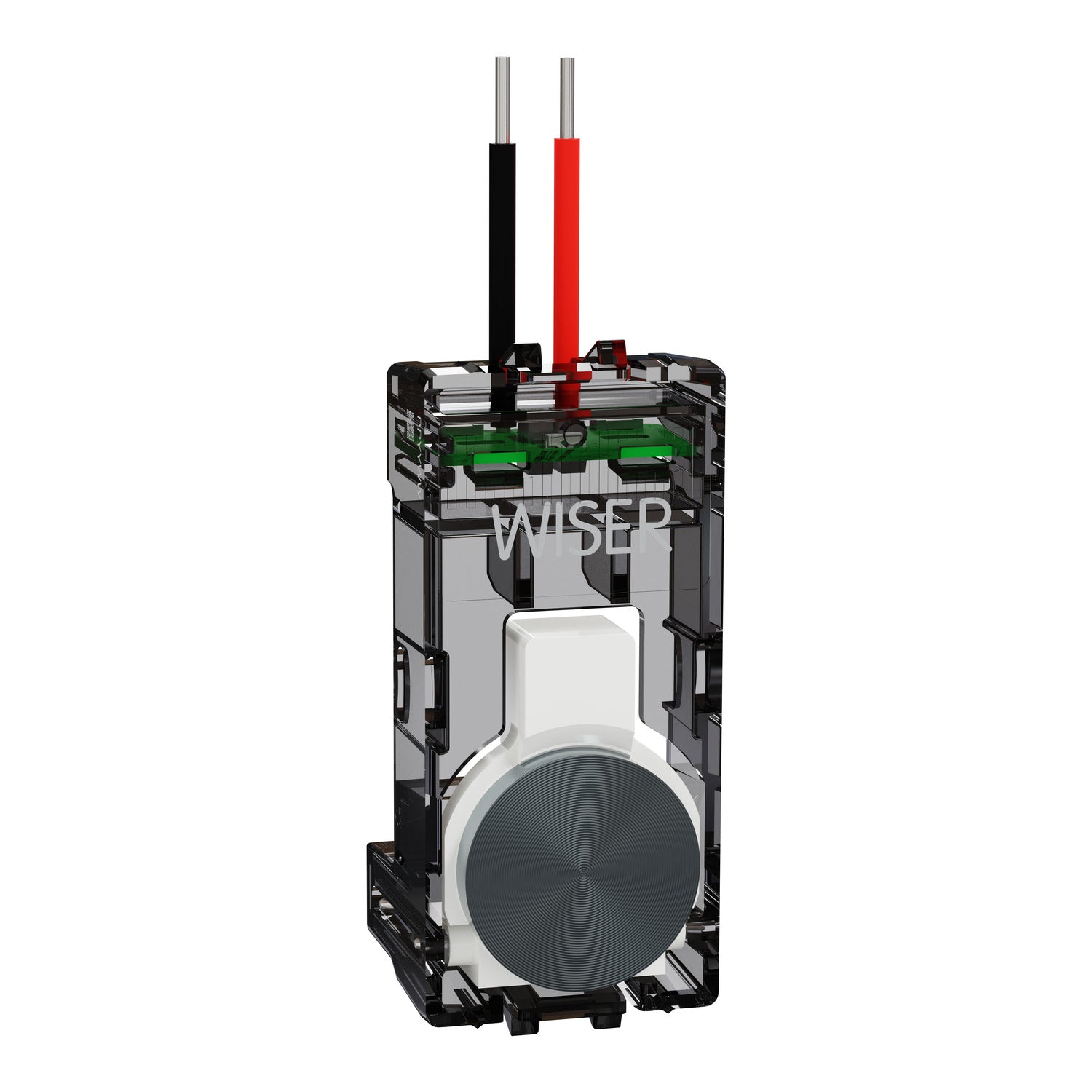 Clipsal Push Button Adaptor for Wiser Switch, Clipsal Solis T Series, Push Button Adaptor for Wiser Switch Platinum- 40PWSA-PT 