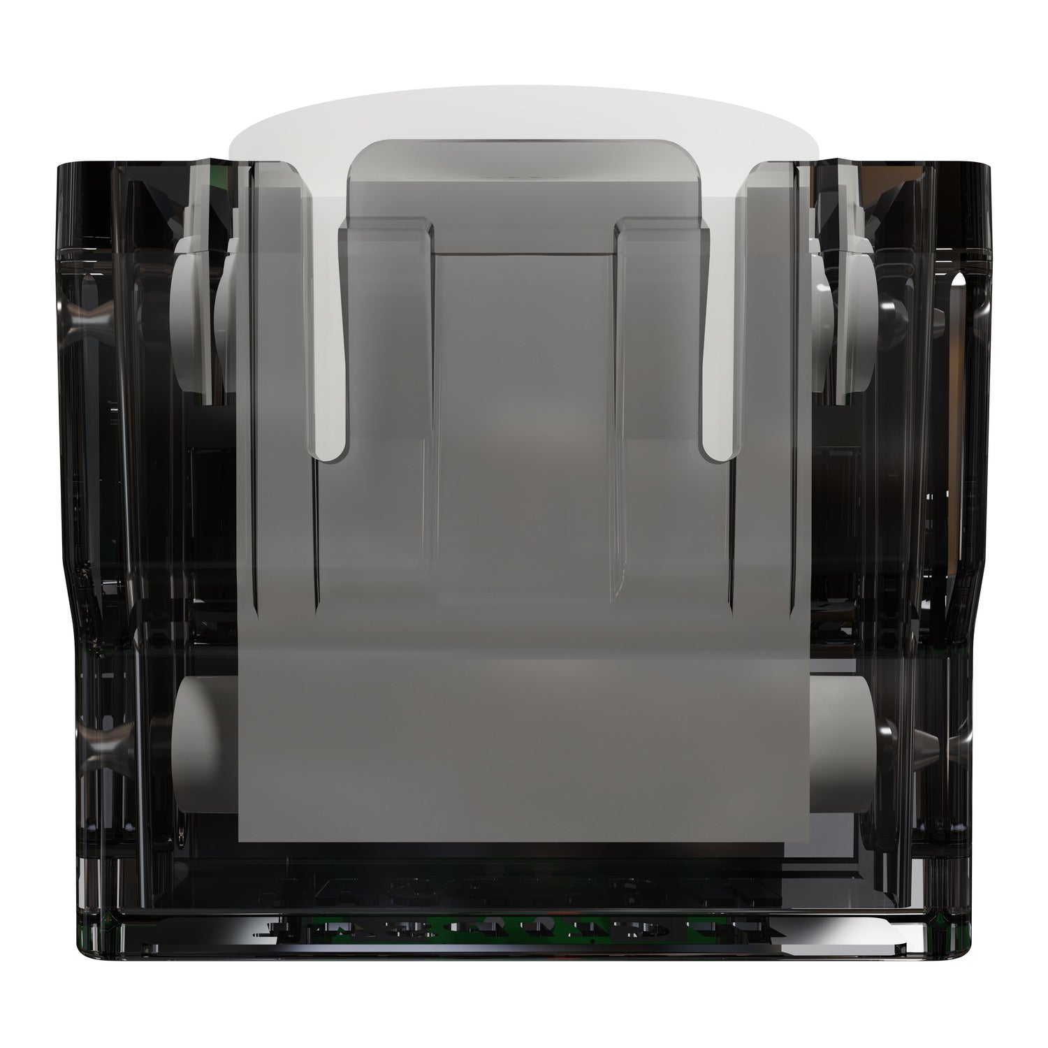 Clipsal Push Button Adaptor for Wiser Switch, Clipsal Solis T Series, Push Button Adaptor for Wiser Switch White Ceramic/ Ebony Aluminium- 40PWSA-WC, 40PWSA-EA