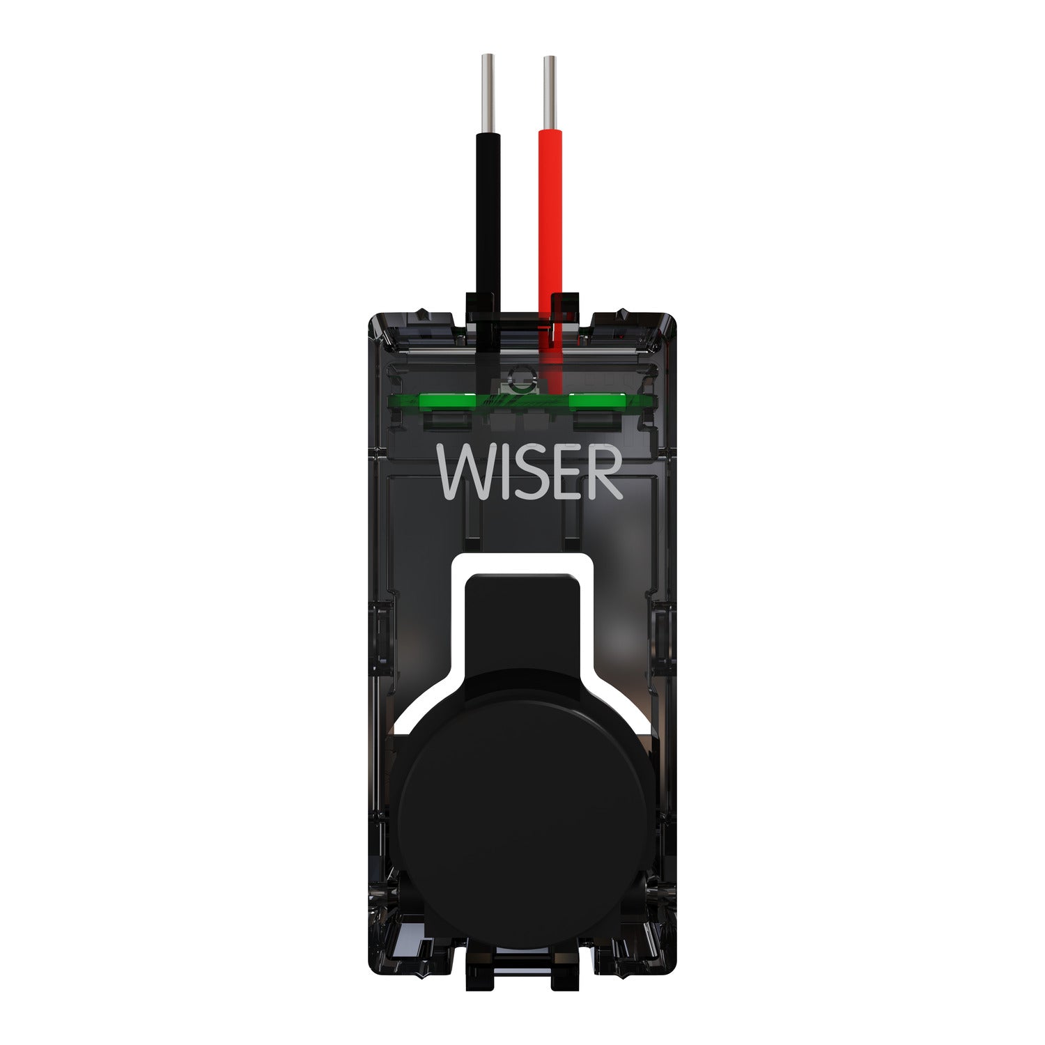 Clipsal Push Button Adaptor, Clipsal Solis, for Wiser Switch Matt Black/ Matt White- 40PWSA-ZB, 40PWSA-ZW