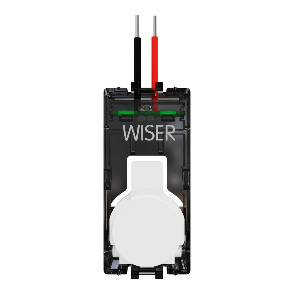 Clipsal Switch Module Clipsal Push Button Adaptor, Clipsal Solis, for Wiser Switch Matt Blac